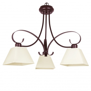 Lampa biurkowa 40x20 cm Light Prestige Florencja kremowo-brązowa