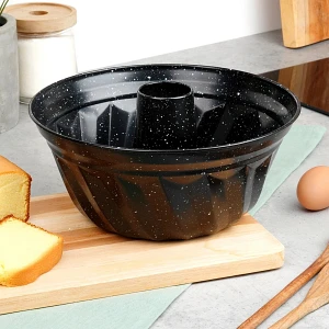 Forma do babki granitowa z kominem 24,5 cm Forma do babki granitowa z kominem 24,5 cm