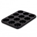 Forma do pieczenia muffinek, na muffinki, babeczki, granitowa, NATURE, blacha, na 12 szt, 35x26,5 cm