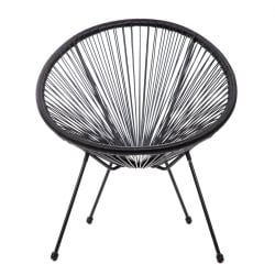 Fotel | acapulco fiesta | czarny | 70x73x80 cm | 891958