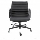 Fotel biurowy CH1171T-B czarna skóra, cz arny