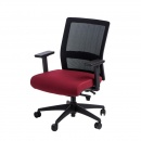 Krzesło biurowe Maduu Studio Press czarno-czerwone