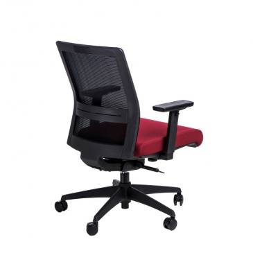 Krzesło biurowe Maduu Studio Press czarno-czerwone