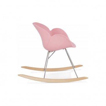Fotel bujany Kokoon Design Knebel różowy