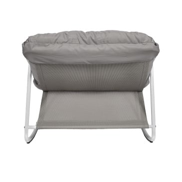 Fotel ogrodowy bujany Tenerife szary