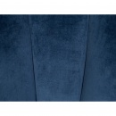 Fotel welurowy niebieski DALA