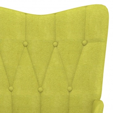Fotel, zielony, obity tkaniną