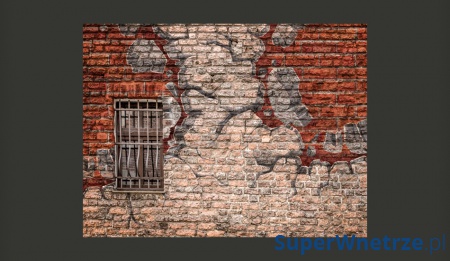 Fototapeta - Break the wall (200x154 cm)