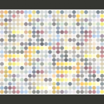 Fototapeta - Colored polka dots (200x154 cm)