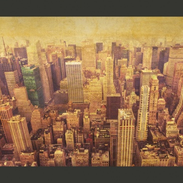 Fototapeta - Nowy Jork w sepii (550x270 cm)