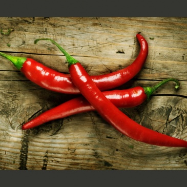 Fototapeta - Spicy chili peppers (200x154 cm)