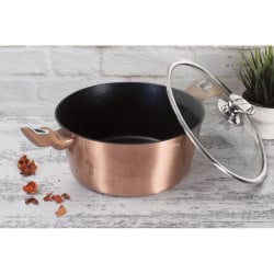 Garnek 6L z pokrywką 28cm BerlingerHaus BH-1516 Rose Gold Garnek 6L z pokrywką 28cm BerlingerHaus BH-1516 Rose Gold