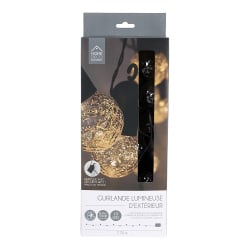 Girlanda z przezroczystymi żarówkami 10   led