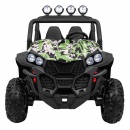 Grand buggy strong lift dla dzieci moro + napęd 4x4 + pilot + bagażnik + radio mp3 + led