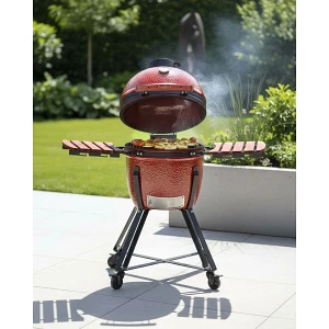 Grill węglowy KAMADO Ceramika Czerwony