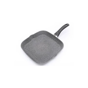 grillowa patelnia granitowa indukcyjna 28 cm