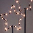 Gwiazda 30 LED podświetlana świecąca ozdoba świąteczna 40 cm