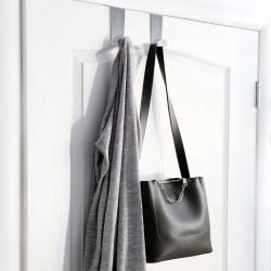 Haczyk, wieszak na drzwi, ręczniki, stalowy, zestaw, komplet, 2 sztuki