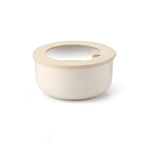 HERMETYCZNY OKRĄGŁY POJEMNIK S STORE&MORE BIO 850 ml - beżowy