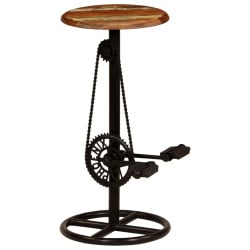 Hokery 2 szt. lite drewno z odzysku