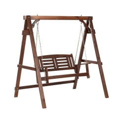 Huśtawka ogrodowa NERITO Drewno Ciemnobrązowy