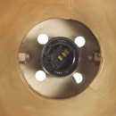 Industrialna lampa ścienna, miedź, 90x25 cm, E27