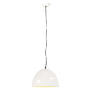 Industrialna lampa wisząca, 25 W, biała, okrągła, 31 cm, E27