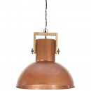 Industrialna lampa wisząca 25 W, miedziana, okrągła, 52 cm, E27