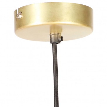 Industrialna lampa wisząca, 25 W, mosiężna, okrągła, 19 cm, E27