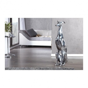 INVICTA dekoracja GREYHOUND 70cm srebrna - aluminium
