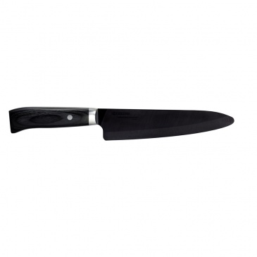 Profesjonalny ceramiczny nóż szefa kuchni 18cm Kyocera czarny/czarna rączka