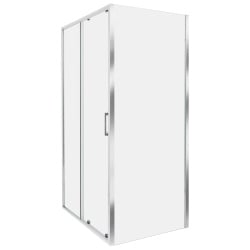 Kabina prysznicowa yoro 80 x 100 x 185 cm srebrny