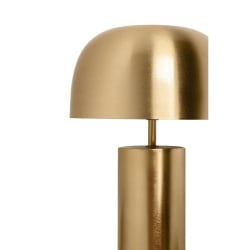 Kare lampa stołowa loungy 38 cm złota