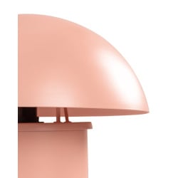 Kare lampa stołowa mushroom 27 cm         brzoskwiniowa
