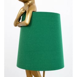 Kare lampa stołowa rabbit 68 cm  złota / zielona