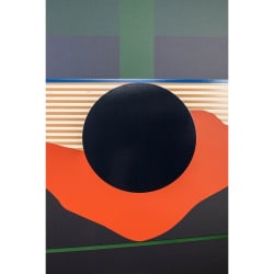 Kare obraz sunset 75x100 cm