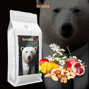 Kawa świeżo palona • broda. coffee • Espresso Bianco 100% Arabica • 1000g Kawa świeżo palona • broda. coffee • Espresso Bianco 100% Arabica • 1000g