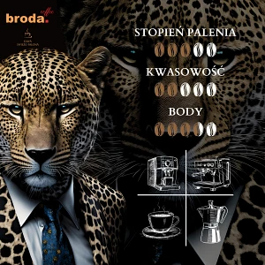 Kawa świeżo palona • broda. coffee • Espresso Maculato 60% Arabica / 40% Robusta • 500g Kawa świeżo palona • broda. coffee • Espresso Maculato 60% Arabica / 40% Robusta • 500g