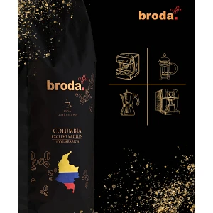 Kawa świeżo palona • COLUMBIA Excelso Medelin 100% Arabica • 500g Kawa świeżo palona • COLUMBIA Excelso Medelin 100% Arabica • 500g