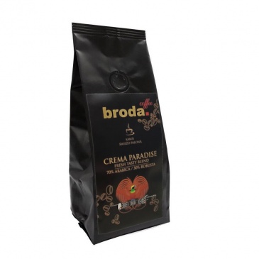 Kawa świeżo palona • crema paradise fresh tasty blend 70% arabica / 30% robusta • 1000g