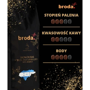 Kawa świeżo palona • HONDURAS Strictly High Grown Coffee 100% Arabica • 500g Kawa świeżo palona • HONDURAS Strictly High Grown Coffee 100% Arabica • 500g