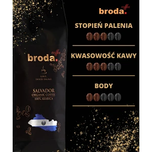 Kawa świeżo palona • SALVADOR Organic Coffee 100% Arabica • 250g Kawa świeżo palona • SALVADOR Organic Coffee 100% Arabica • 250g