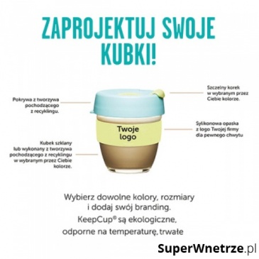 KeepCup z Twoim logo i w wybranym kolorze!