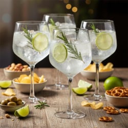 Kieliszki do ginu szklane 580 ml 4 szt.