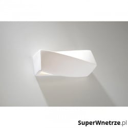 Kinkiet 15x35x12cm Sollux Lighting Sima Mini biały