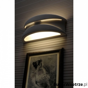 Kinkiet Ceramiczny Apollo 40x15cm Sollux Lighting biały