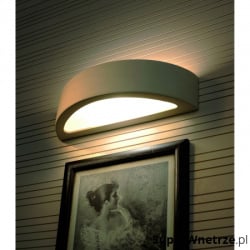 Kinkiet Ceramiczny Atena 38x9cm Sollux Lighting biały