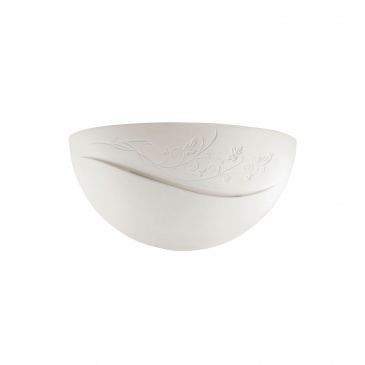 Kinkiet ceramiczny 32x32x16cm Sollux Lighting Bella biały