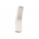 Kinkiet ceramiczny Comma Glass 36x8cm Sollux Lighting biały