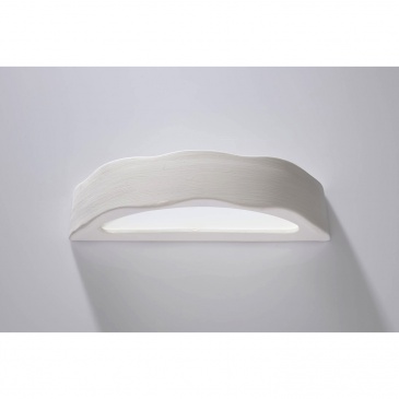 Kinkiet ceramiczny Draco 36x9cm Sollux Lighting biały